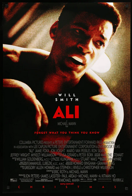 AJRSA's tweet photo. (3) Ali (2001) - EUA
Dir. Michael Mann

- 10 anos de biopic épico-desportivo de Muhammad Ali
- o Will Smith
- a OST Pieter Bourke e Lisa Gerrard (a voz dos Dead Can Dance) https://t.co/MecV5iYjTz
