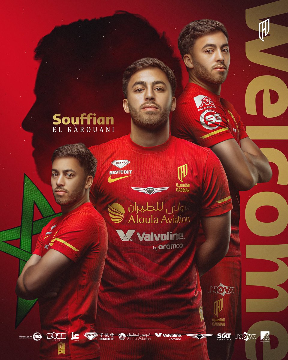 alsoparcom's tweet photo. نادي #القادسيه السعودي يتعاقد مع اللاعب المغربي سفيان الكرواني قادما نادي أوتريخت الهولندي https://t.co/HXbv0LOBRE