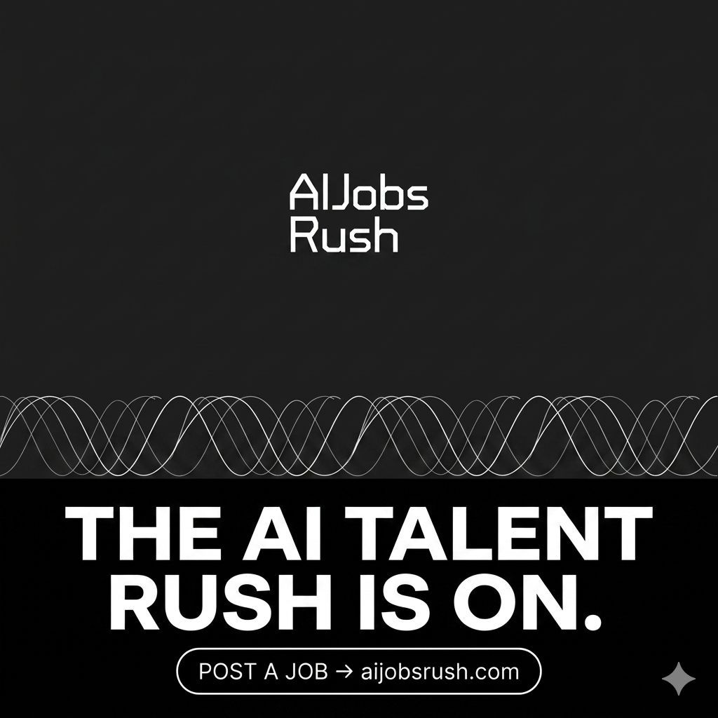 AIJobsRush's tweet photo. Stop trying to hire AI engineers on platforms built for everything and nothing.
AIJobsRush is unapologetically niche: AI jobs only.
If that’s what you’re hiring for, it’s a fit → https://t.co/onNsLzd05p https://t.co/68edj1DMwa