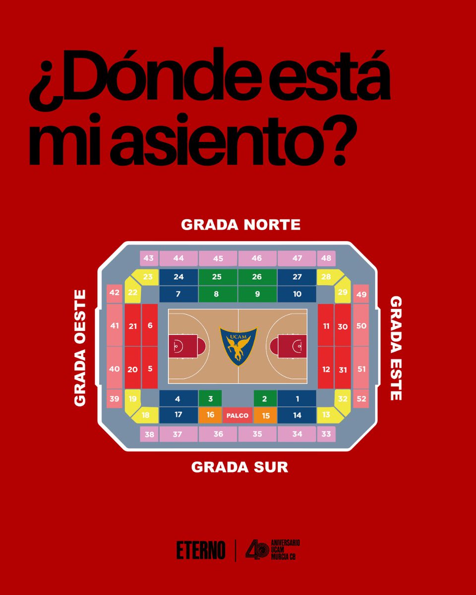 UCAMMurcia's tweet photo. 🚨 𝗘𝗻𝘁𝗿𝗮𝗱𝗮𝘀 𝗨𝗖𝗔𝗠 𝗠𝘂𝗿𝗰𝗶𝗮 𝗖𝗕 - 𝗕𝗮𝗿ç𝗮

- 𝘼𝙗𝙤𝙣𝙖𝙙𝙤𝙨 𝟭𝟱€ 
- La venta se abre esta noche a las 𝟮𝟯:𝟭𝟱𝗵 al público general y abonados.
- Los asientos de abonados se liberarán el 𝘀á𝗯𝗮𝗱𝗼 𝟲 𝗱𝗲 𝗷𝘂𝗻𝗶𝗼 a las 𝟭𝟬:𝟬𝟬𝗵.

ℹ️ https://t.co/nJDkNWIzhV

🎟️ https://t.co/LvnoxyheMO

🔥🔥🔥🔥🔥🔥🔥

#Eterno
