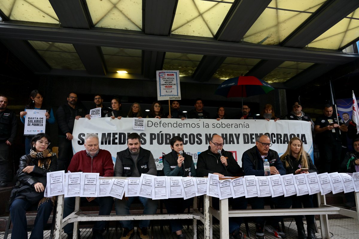 Trabajadores de Prensa de TV Pública │Canal 7 tweet media