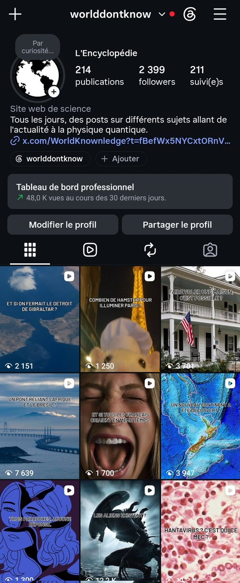 WorldKnownledge's tweet photo. Si vous aimez bien vous êtes les bienvenus ici 😁 https://t.co/LeVMJ81jUr