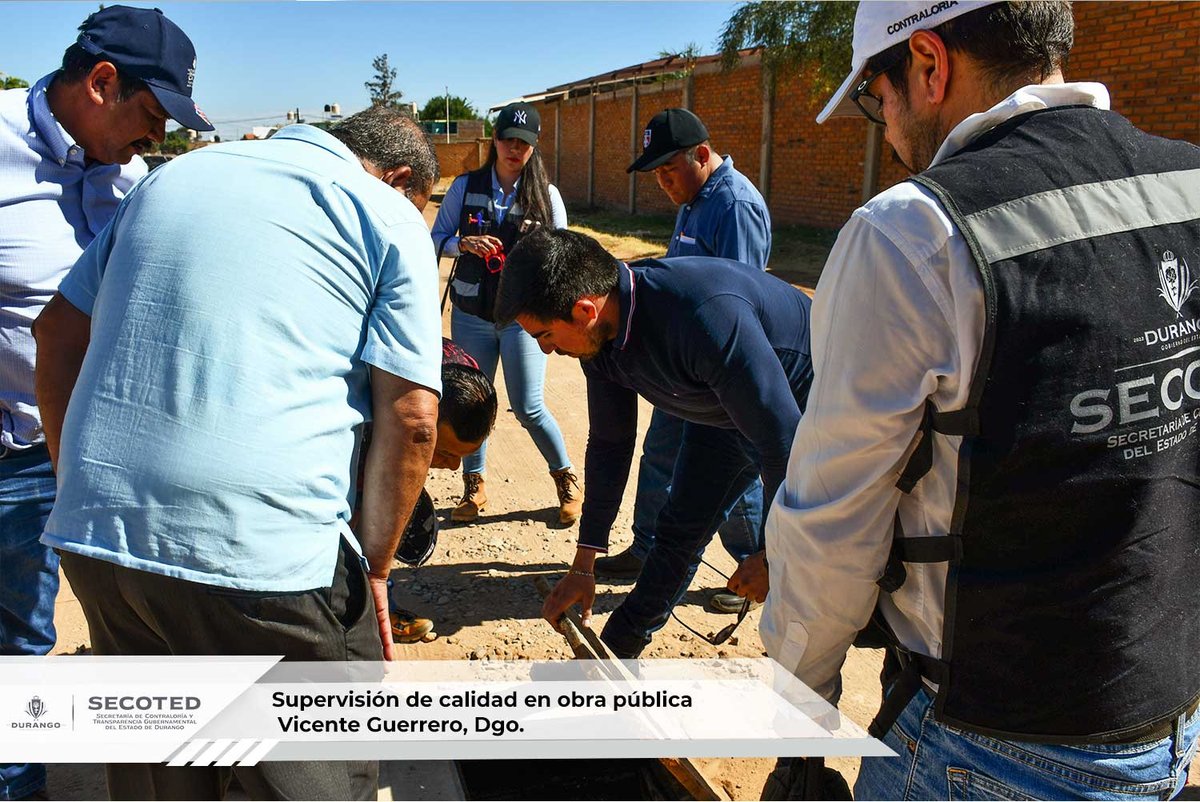 SECOTED's tweet photo. 💧🏗️La #SECOTED y @BuenGobierno_mx , junto a #CAED como dependencia ejecutora, supervisaron la construcción de la segunda tapa del sistema de agua potable en la colonia Escritores, en el mpio. de Vicente Guerrero, Dgo.
✅ Más calidad y mejor servicio de agua para las familias. https://t.co/fyZ9nMpBiA