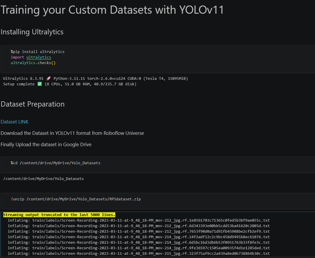 knee_kunzz's tweet photo. ๐Day 349 of #ML365 #machinelearning
Custom_Dataset_Training_with_YOLOv11 https://t.co/vgEQsaOHB8