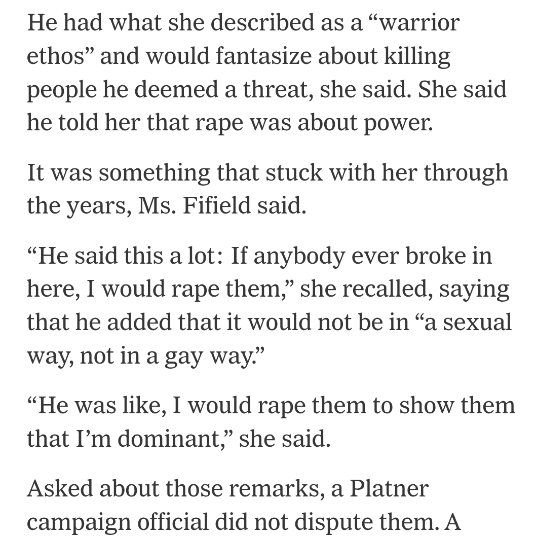 FakeTaxedBrass's tweet photo. Right on time. Apparently Graham Platner would threaten to rape his enemies to assert dominance, violently beat his girlfriends, was a big Waffen-SS guy, and generally was just not a wholesome woke socialist comrade. https://t.co/Pm9gpzouEb