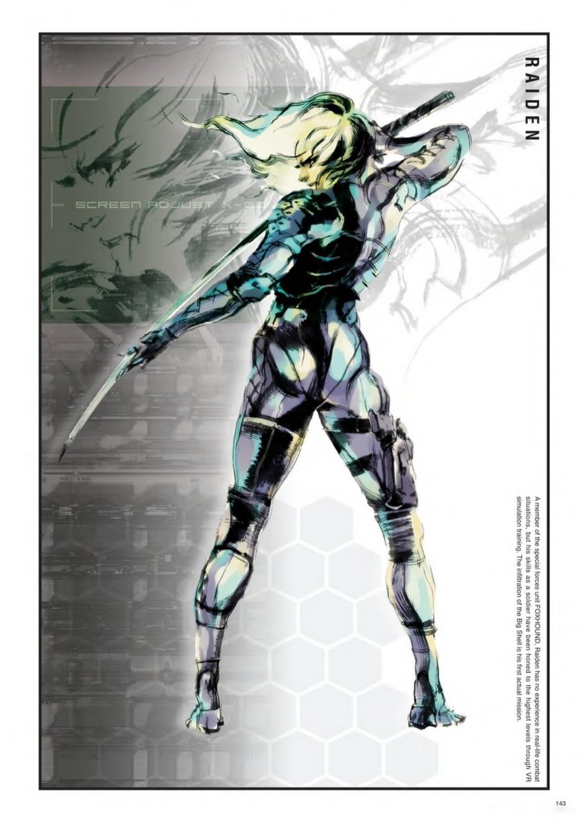 MetalGear_QWC's tweet photo. Metal Gear Solid 2: Sons of Liberty (2001)
Art by Yoji Shinkawa https://t.co/ETx3YVI2Ib