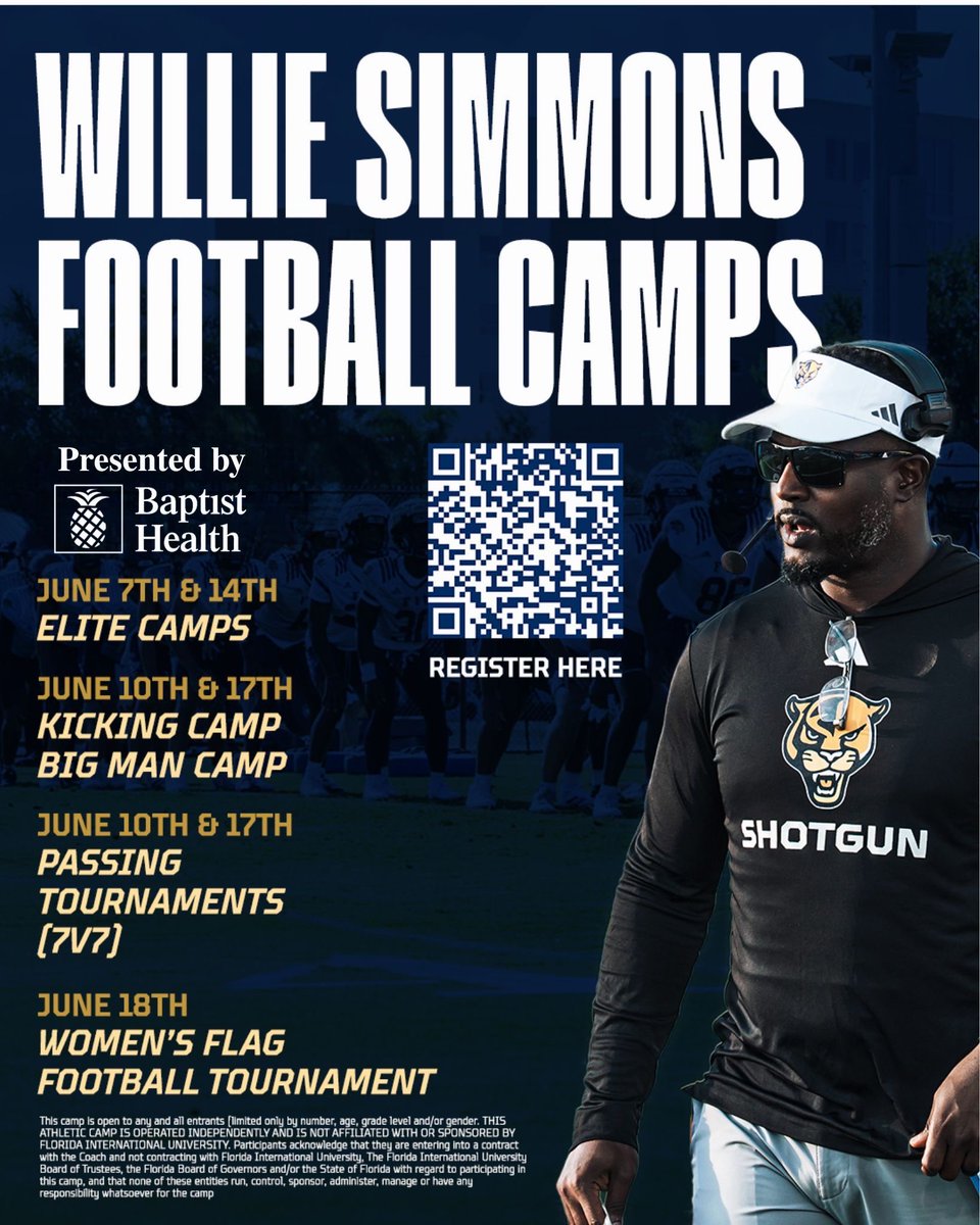 QB_CoachColeman's tweet photo. Thank you to @baptisthealthsf for partnering with us for our camps!! #Compete 🐾 🐾 🆙 https://t.co/QzJL5wuqbk