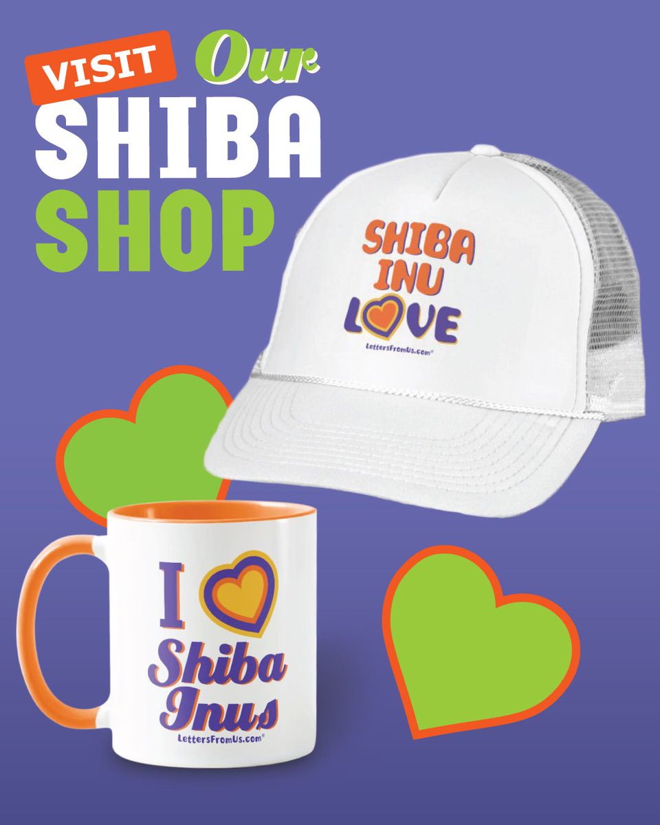 LettersFromUs's tweet photo. 🐕 Retail therapy, but make it Shiba.

Shop gear inspired by the comics, the chaos, and the canines: https://t.co/bR8BAm2Kdp

#ShibaShop #DogApproved https://t.co/Rp33qrq3tl