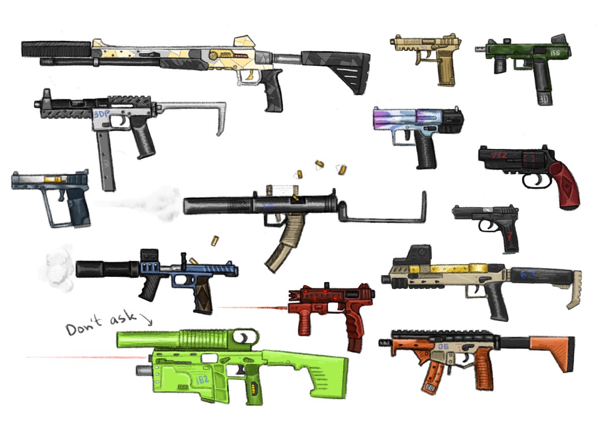 GerrorForSe's tweet photo. Artists, show me your guns!
(I’m a armour artist, so guns more of a anti stress exercise for me) https://t.co/P1WrbJlmJ3