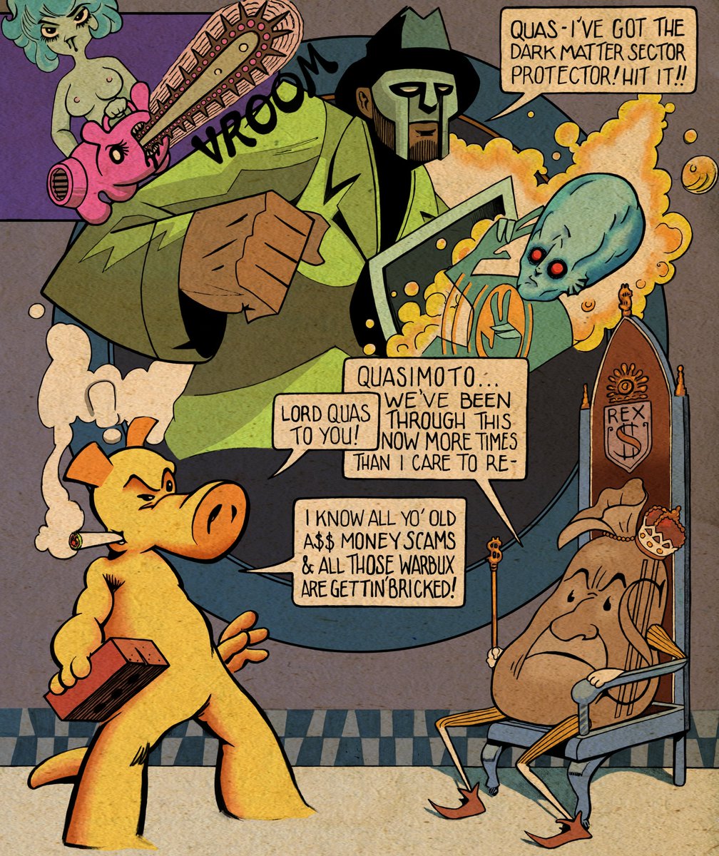 3lix13's tweet photo. riff off the last drawing
#MFDOOM #hewll #gorillaz #TVPaint #Sketchbook #LaPlanèteSauvage #Draags #Madlib #JunkoMizuno #Quasimoto #drawing #comics #LordQuas #PureTrance #LaBohemeArtQuarterly #Madvillain #StonesThrow #Chainsaw #Bunny #DOOM #LoopDigga #hiphop #Sketch #VinylRecords https://t.co/DUhUnfadJY