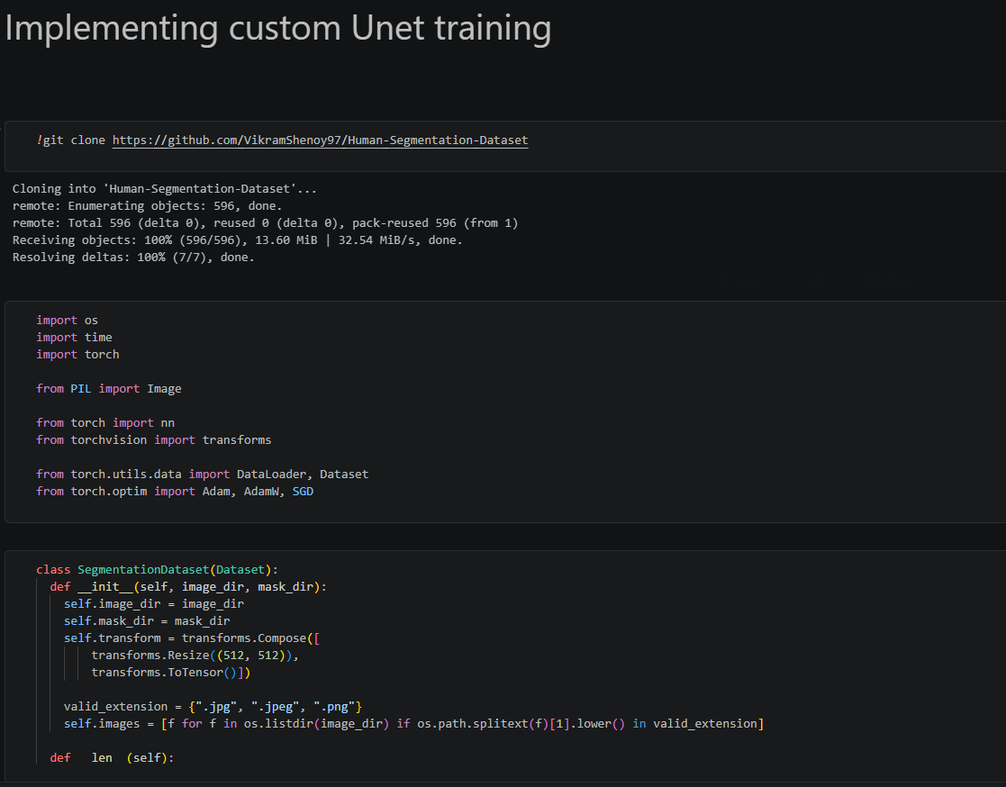 knee_kunzz's tweet photo. ๐Day 355 of #ML365 #machinelearning
Implementing_custom_Unet_training https://t.co/cQH6CGHR34