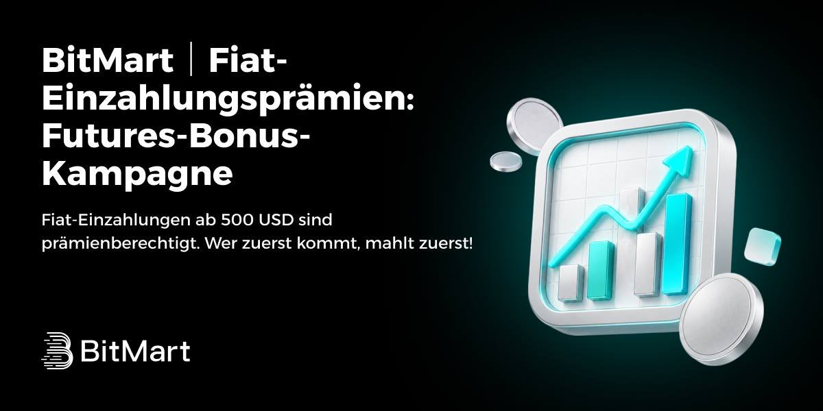BitMart_DE's tweet photo. 🚀 Deine nächste Fiat-Einzahlung könnte dir mehr als nur Krypto einbringen!
Zahle ab 500 $ ein und sichere dir:
🎁 Bis zu 100 USDT Futures-Bonus
💳 Bis zu 15 USDT BM Card-Gutschein
🪂 Bis zu 10 USDT Airdrop-Belohnung
📅 Aktionszeitraum: 4.–18. Juni
⚡ Begrenzte Belohnungen – wer zuerst kommt, mahlt zuerst.
📲 Jetzt einzahlen: https://t.co/ZBknwosiLa