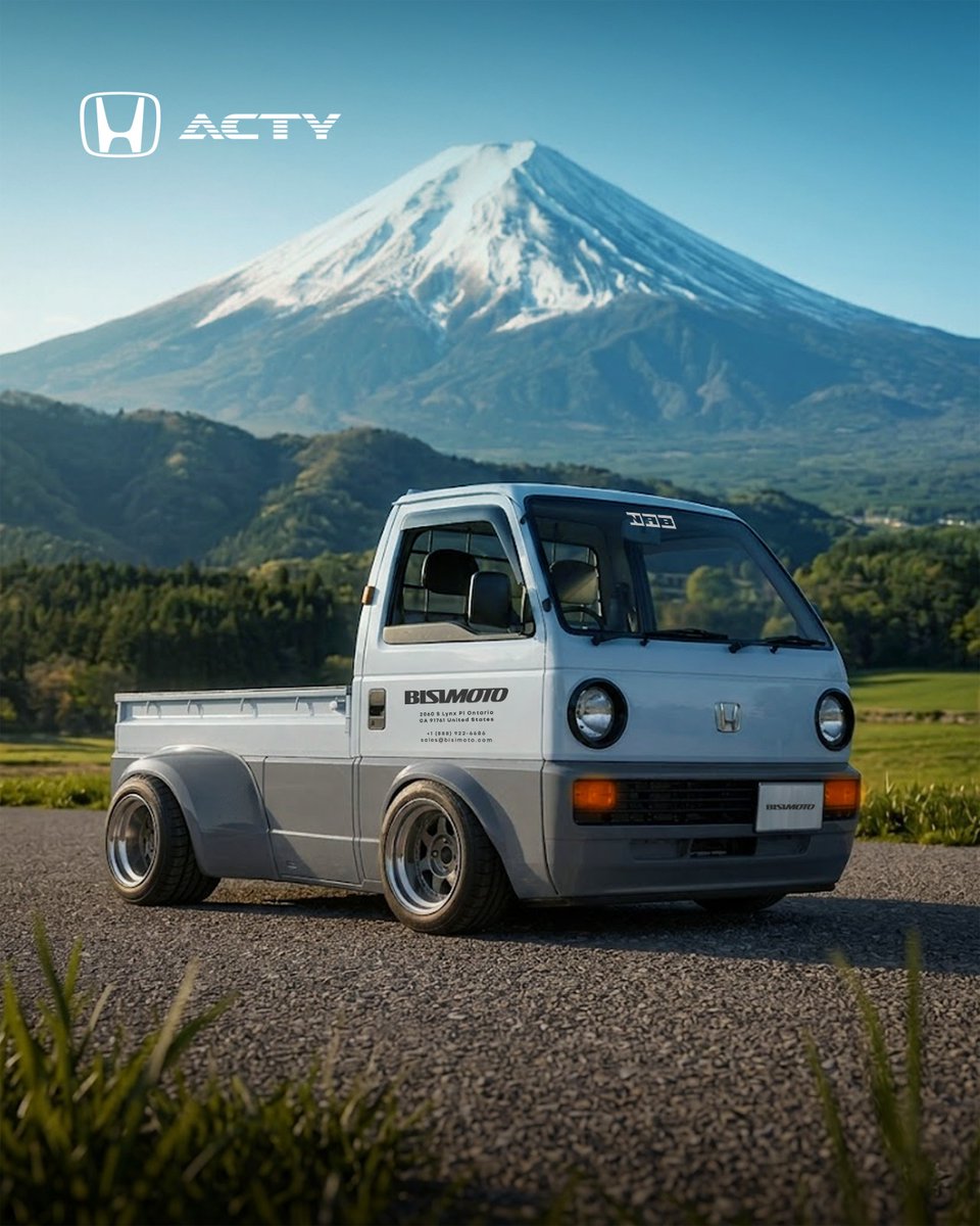 NabVisualDesign's tweet photo. Honda ACTY
@bisimoto X @NabVisualDesign 

@Honda 

#honda #minitruck #jdm #hondaacty #trucks #Japan https://t.co/GRBqpZXRxK