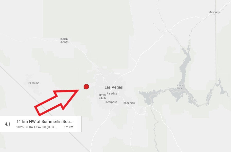 Calculuscab's tweet photo. Did you feel it?
Earthquake in Red Rock! 4.1 at 1:48pm. https://t.co/46oYXmDbeG