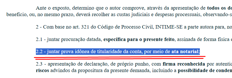 joaosenzi's tweet photo. No âmbito do Direito Digital os Juízes agora estão pedindo, além da firma reconhecida, a PROVA de que a pessoa é dona da conta, por meio de Ata Notarial.

Como que faz Ata Notarial de uma conta BANIDA?

@EdsonAAlcantara @LitiganteDeBF https://t.co/cqxDpJilus