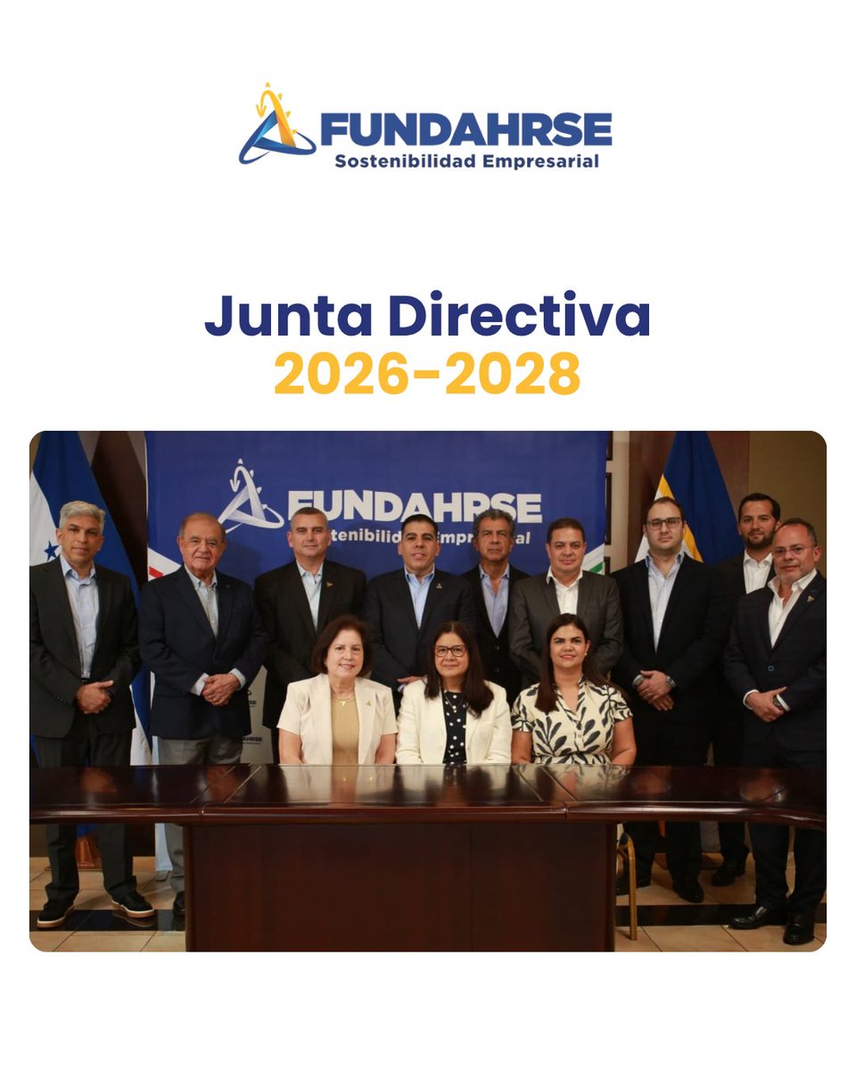 FUNDAHRSE_'s tweet photo. FUNDAHRSE celebró su Asamblea General Ordinaria, en la que se eligió la Junta Directiva para el período 2026–2028.  

El Sr. @mariorfaraj asume su tercer período como presidente de nuestra organización. Con más de 15 años de participación activa en FUNDAHRSE, reafirma su liderazgo y compromiso con el fortalecimiento del sector empresarial como agente de desarrollo para Honduras.  

Con esta nueva gestión, FUNDAHRSE continuará impulsando la sostenibilidad, la responsabilidad social empresarial y el desarrollo sostenible del país.  

Conoce más sobre nuestra Junta Directiva visitando el siguiente enlace: https://t.co/PdIrvfBpbQ
