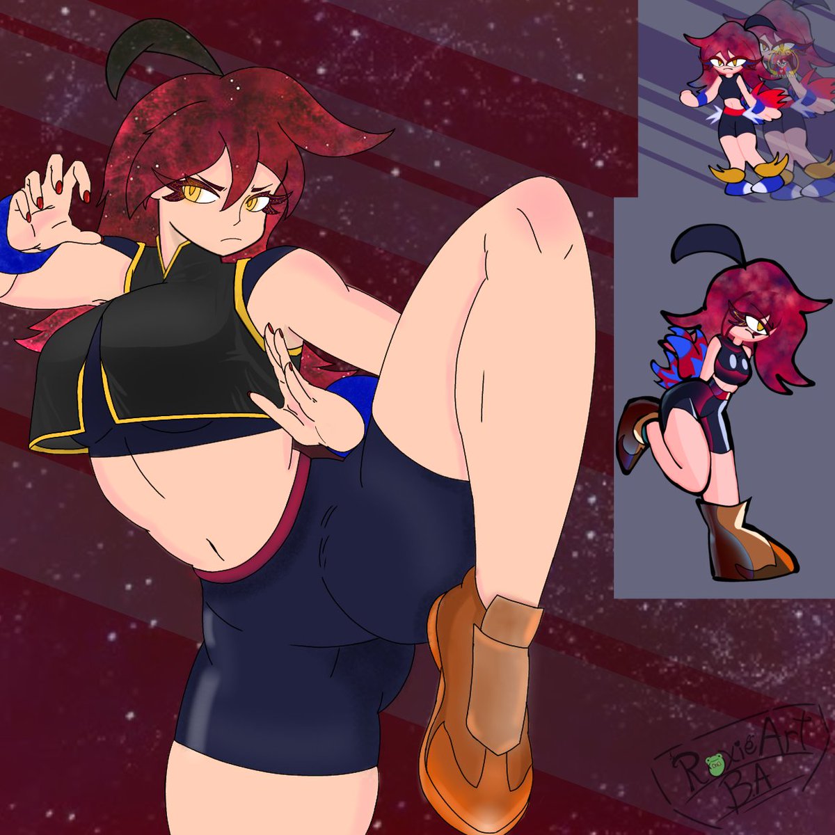 RoxieArtBA_ARG's tweet photo. Toca montar ahora estas dos bellezas que hice hace un tiempo, pertenecen a @maxiartxd y se llaman Rosuar y Lumi. Dos linduras que me encantaron, le deseo lo mejor tambien a Maxi y que siga mejorando en sus dibujos que siempre le pone mucho empeño https://t.co/fA7NURoB57