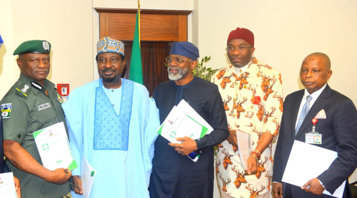 barauijibrin's tweet photo. After the plenary session at the National Assembly, I proceeded to the State House to further our discussions on the constitutional framework for the establishment of State Police as part of ongoing efforts to address insecurity across the country.

This is in line with the Renewed Hope Agenda of the President and Commander-in-Chief of the Armed Forces of the Federal Republic of Nigeria, His Excellency Bola Ahmed Tinubu, GCFR for effective policing of the nooks and crannies of the country. 

Below is the press release issued by the Presidency at the conclusion of our productive meeting.

STATEHOUSE PRESS RELEASE 
  
STATE POLICE CONSTITUTIONAL FRAMEWORK NEAR COMPLETION- PRESIDENCY 
  
Significant progress has been made towards establishing state police, with a constitutional amendment expected soon, following months of consultations among the Executive, the National Assembly and security authorities. 
  
The Chief of Staff to the President, Hon. Femi Gbajabiamila, disclosed this on Thursday while briefing State House Correspondents after a consultative meeting on state police convened by the Presidency, held at the State House, Abuja. 
  
Gbajabiamila said deliberations on the proposed state police framework began several months ago following a directive by President Bola Ahmed Tinubu, noting that the process has gained considerable traction. 
  
He explained that establishing state police requires careful consideration of constitutional and legal issues and cannot be implemented hastily. 
  
"We started deliberations in the last three or four months on how to go about the establishment of state police as directed by Mr President. 
  
"Establishing state police is not something that you do with the snap of the fingers. There is a lot involved in terms of constitution and legalities, and thank God we have now gained a lot of traction.  
  
“Hopefully, the amendment will come shortly, and the details of the amendment will come after that," Gbajabiamila added. 
  
According to him, discussions have now advanced to the point of considering the necessary constitutional amendments, with the enabling legislation to follow afterwards. 
  
"Right now, what we are looking at is the constitutional amendment itself, and then the enabling law would follow thereafter. That is what we have been deliberating on in the last couple of hours," he added. 
  
The Chief of Staff highlighted broad national support for the initiative, emphasising that the debate is no longer about whether state police should be establishedbut about creating the appropriate legal and institutional framework for its operation. 
  
He said President Tinubu, who has consistently advocated for state police as part of efforts to strengthen Nigeria's security architecture, would receive a comprehensive report on the meeting's outcome. 
  
The meeting is part of a series of consultations convened by the Federal Government to develop a workable framework for the establishment of state police, an initiative aimed at strengthening internal security, improving local intelligence gathering and enhancing the capacity of sub-national governments to address emerging security challenges across the country. 
  
President Tinubu has maintained in the last few months that state police is a necessary response to Nigeria's evolving security challenges, advocating that a decentralised policing structure would strengthen grassroots security, enhance intelligence gathering and improve the protection of lives and property across the country. 
  
The meeting was attended by the Deputy President of the Senate, Jibrin Barau, the Deputy Speaker of the House of Representatives, Benjamin Kalu, the Attorney-General and Minister of Justice, Prince Lateef Fagbemi and the Inspector-General of Police, Tunji Disu, among other senior government officials.            
  
Bayo Onanuga 
Special Adviser to the President 
(Information and Strategy) 
June 04, 2026
