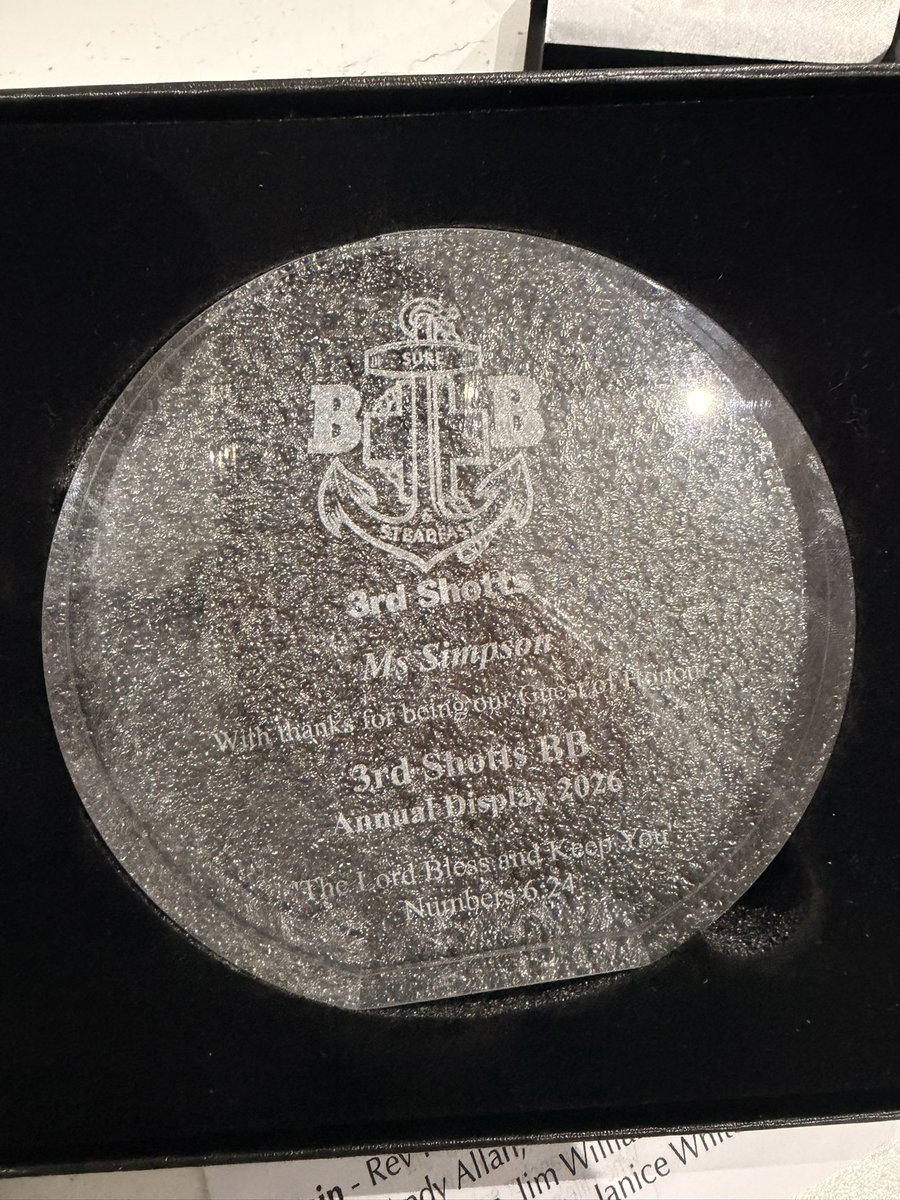simpson_ht's tweet photo. A privilege to be the Guest of Honour at the 3rd Shotts Boys’ Brigade Display this evening. Wonderful to celebrate all that has been achieved this year and to see such a strong sense of community, friendship and fun. Well done to everyone involved! 👏 #BoysBrigade #Community https://t.co/JUZ1RvA30K
