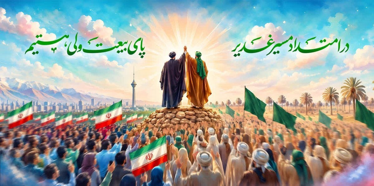 Mirshekar10's tweet photo. غدیر، هدایتگر بشریت
 رهبر شهید انقلاب: غدیر را فقط به این معنا که پیامبر اکرم صلی‌الله‌علیه‌وآله کسی را معرفی کرد تلقی نکنید...

#لبيك_يا_خامنه_ای‌ https://t.co/A5L0Xr8YY9