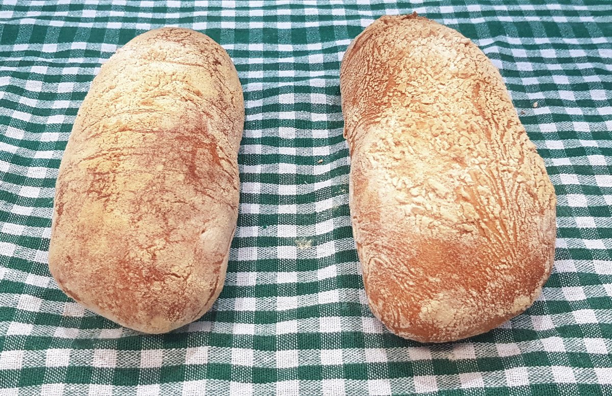 SLustig6's tweet photo. Ciabatta aus übriggebliebenem Vorteig (100 % Biga)

#backen #Brotbacken #bread #baking #pane #cucinare https://t.co/Lyxf02Bmm5