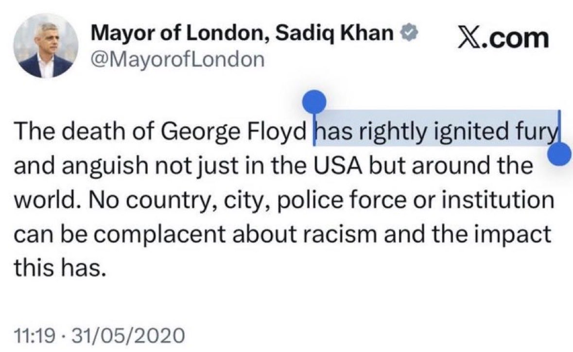 JCUK1981's tweet photo. To scared for comments, but on this note shouldn’t Sadiq khan have resigned in 2020? https://t.co/ibZlw6oa1u