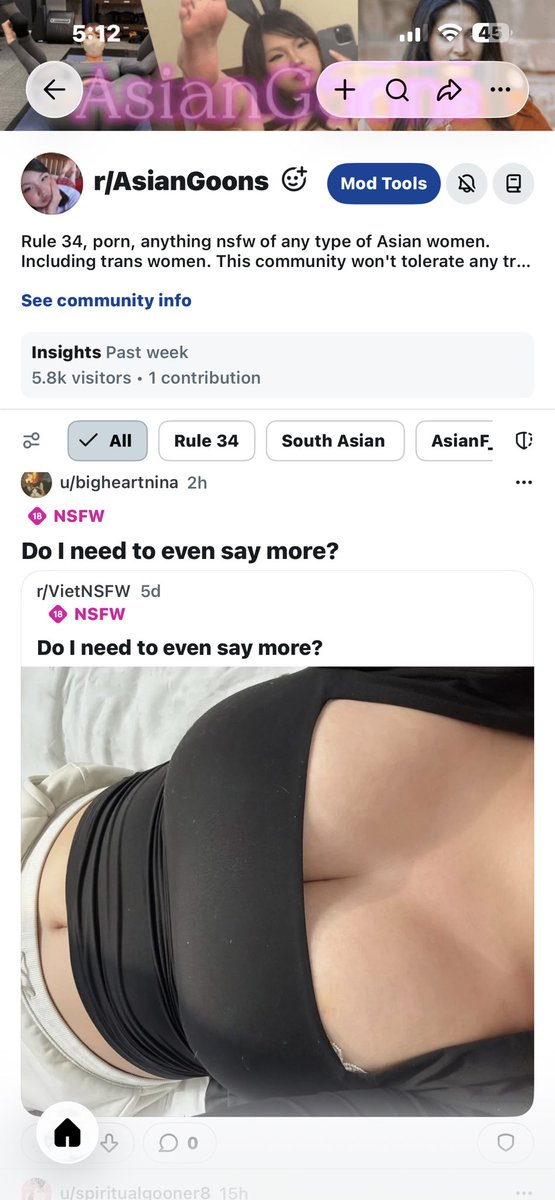 spirtualgooner's tweet photo. Other subreddits I have are FeetGoonGw, WhiteWomenWorshipGw, AsianGoonsGw, and some more that are less active, those are just my favs. #nsfwtwt https://t.co/iyV8jkiRnv