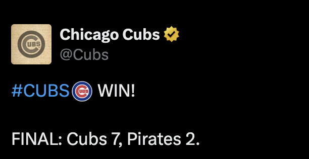 drawjosh's tweet photo. @mattlindner Meh, notice how major market teams are just like, "here's the score" while small market teams are hiring the most edgy zoomers to one-up other clubs with SICK BURNS

Desperate little brother energy, tbh https://t.co/FOA3XZ4H8i