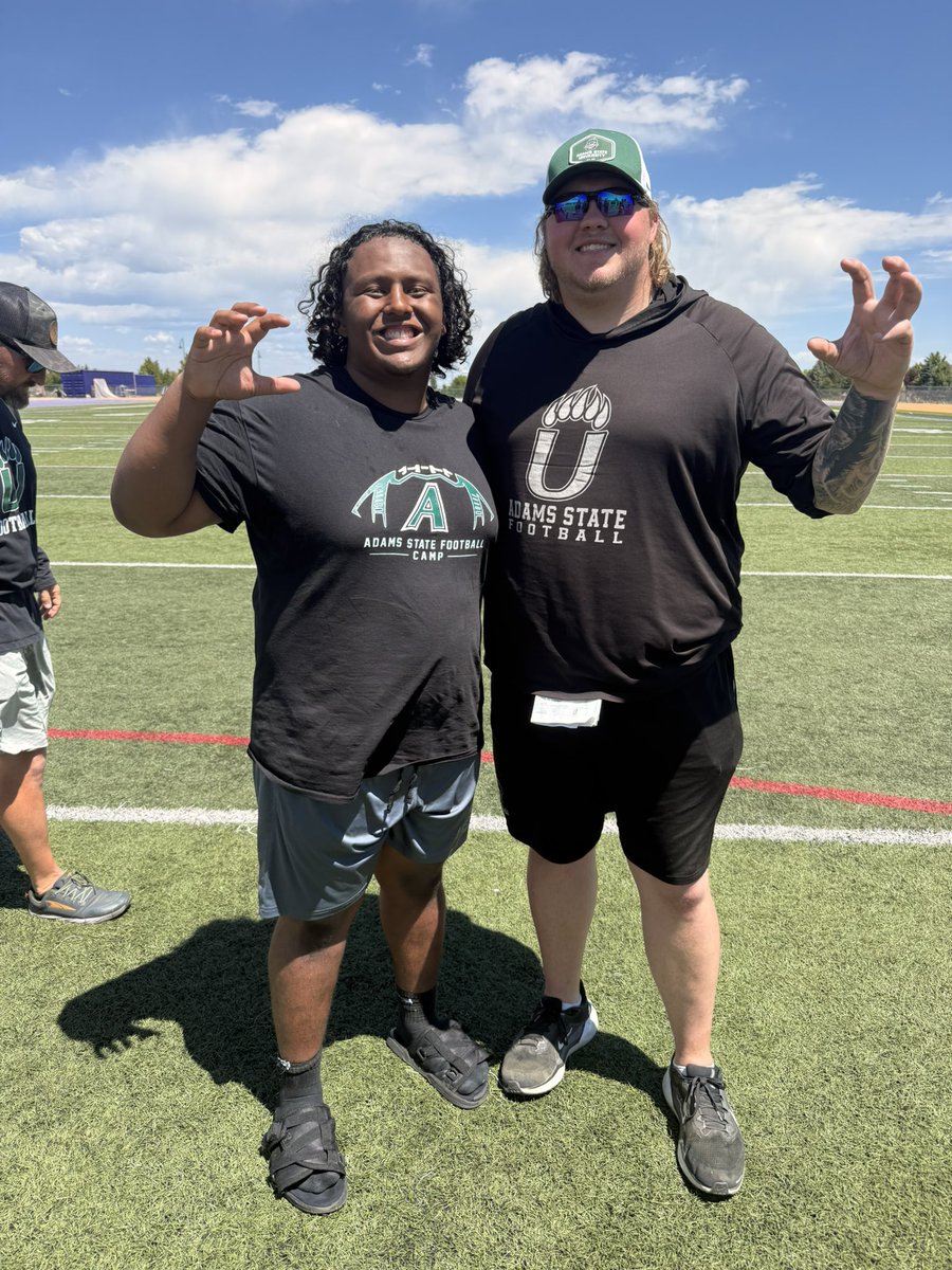 d_ceee3's tweet photo. Thank you to the coaches at Adams State University for the awesome experience at the camp today held at holy family. I am incredibly grateful for the opportunity to come out and learn and compete on both offense and defense.

@CoachGallasASU @coacholney @CoachGossageASU @Coach_Kizewski @CoachVoorheesRR @CoachHumphreys @CoachHumphreys1