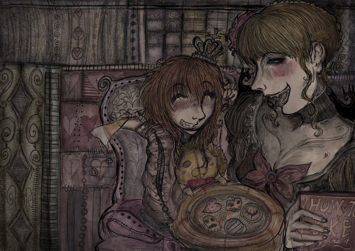 sneep_55's tweet photo. Tea party of adults #umineko #うみねこFA https://t.co/UmTk33gjeA