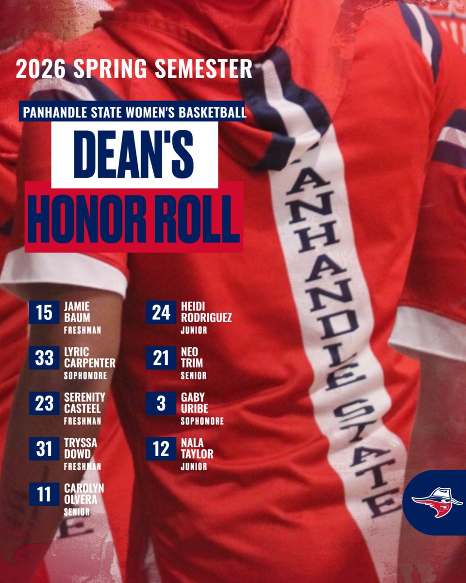 OPSUWBB's tweet photo. Shout out to these nine ladies for maintaining a GPA of 3.5 or higher! They have received the honor of making the Dean's Honor Roll for the 2026 Spring Semester!
#HandleBusiness #WeWork #AggieUp https://t.co/67wHS2JJWf