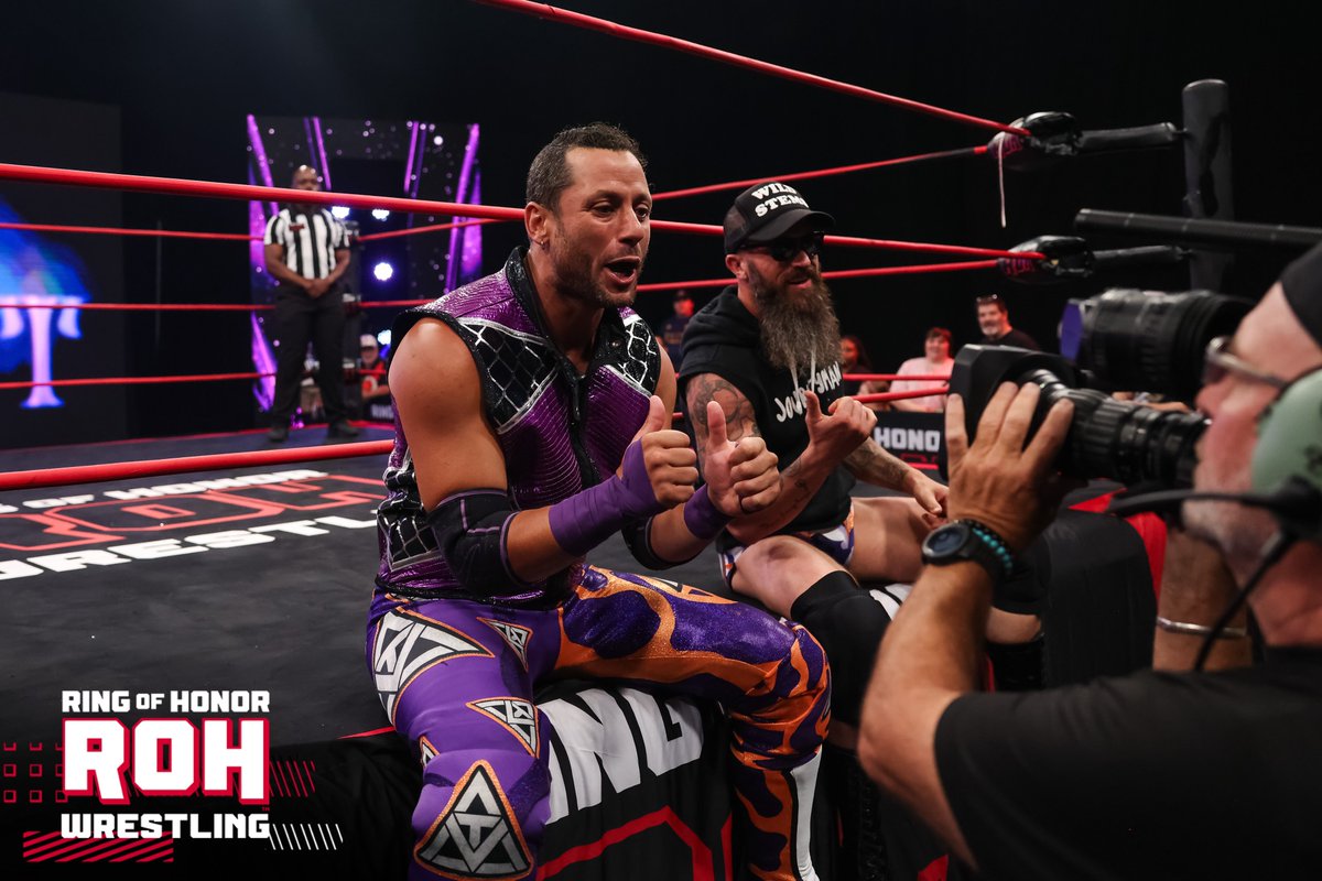 ringofhonor's tweet photo. From the staredown at #ROHSupercard to the ring on ROH TV, @ThePrizeCityOG and @TheJordanOIiver finally meet returning former multi-time #ROH World Tag Team Champions The Kingdom (@RealMikeBennett and @MattTaven)!

📺 Watch ROH TV on #HonorClub at https://t.co/8dcdtxr3sN https://t.co/5pffMsWmJx