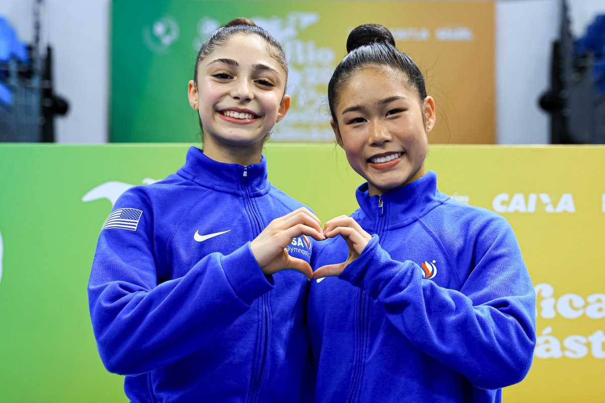 USAGym's tweet photo. our Senior Rhythmic Gymnasts are Rio-ready!

Competition at the Pan American Championships continues tomorrow at 10am ET - catch qualifying on the @UPAG_PAGU YouTube page ➡️ https://t.co/U3p8b7h279 https://t.co/xVBYzKhVVI