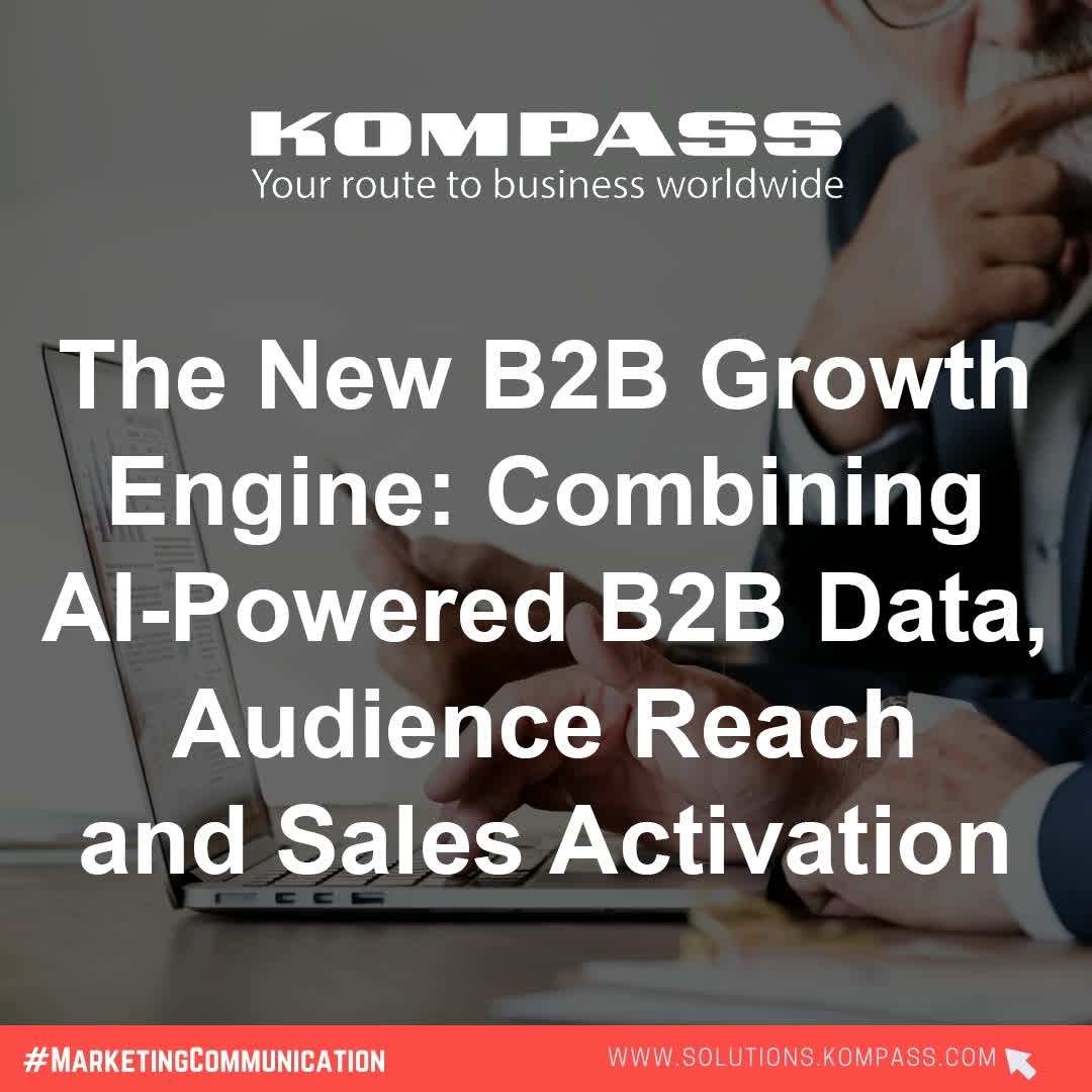 KompassInterna1's tweet photo. 🚀 By 2026, 80% of B2B sales interactions will be digital. Are you ready to compete with AI-powered data, audience reach, and sales activation?
👉 https://t.co/CKLdgtRvxA
#Kompass #B2BMarketing #DigitalSales #Growth https://t.co/EcHGuK8NYj