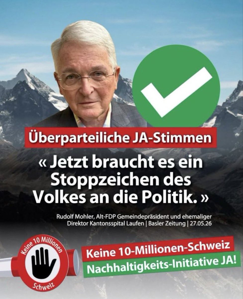 bozwy's tweet photo. Warum sagt wohl ein Direktor eines Kantonsspitals JA zur Nachhaltigkeitsinitiative? 

👉🏼 Etwa weil er weiss, dass er bei Annahme sein Spital schliessen müsste? - Wohl kaum! Das beweist ein weiteres Mal die Lügengeschichten der Gegner und Bundesrat Jans!

🇨🇭❤️ Auch darum JA am 14.6. ❤️🇨🇭