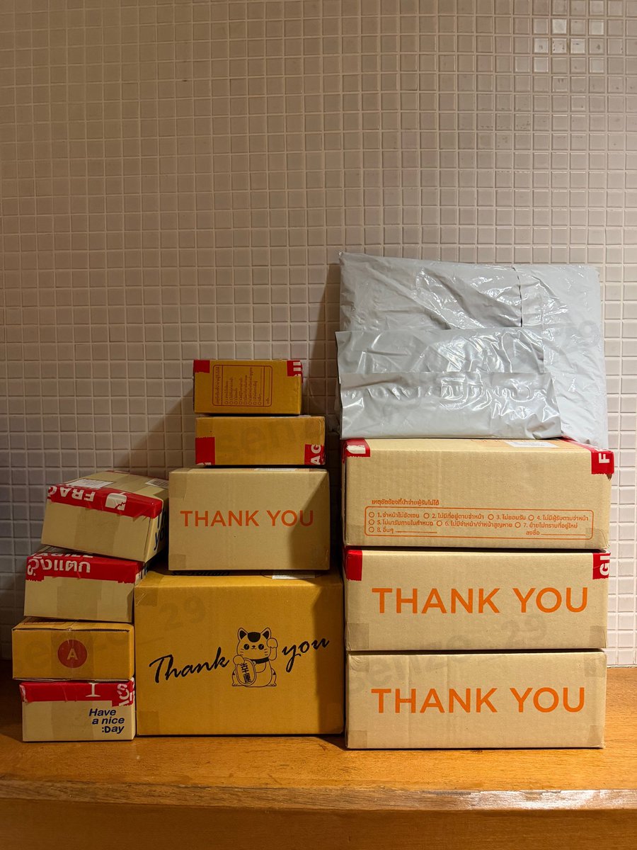 senze29's tweet photo. ส่งของรอบวันนี้ครบทุกบ้านแล้วนะคะ

ใครได้รับแล้วฝากรีวิว #senze29รีวิว หน่อยนะคะ

ขอบคุณลูกค้าทุกท่านมากๆเลยนะคะ อาจจะรับได้ไม่หมดทุกคน แต่เราพยายามให้ได้เต็มที่ค่า

ฝากติดตามแอคต่อไปด้วยนะคะ 🩷 https://t.co/KZi2ZOys3y