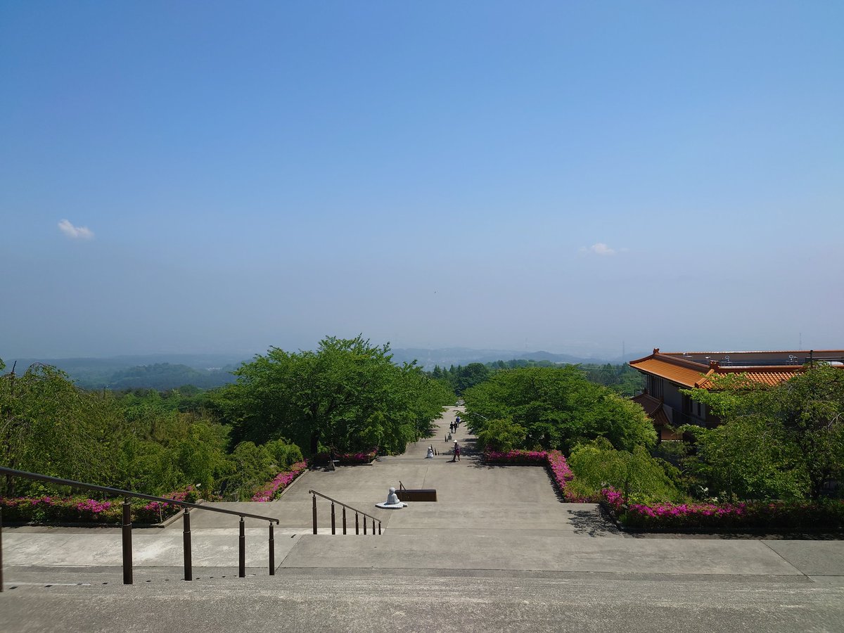 harugariru's tweet photo. 私は渋川市～佛光山 法水寺にいました
台湾のお寺。キングダムのロケ地らしい
写経もしてきました。 https://t.co/LJqrzvlai9