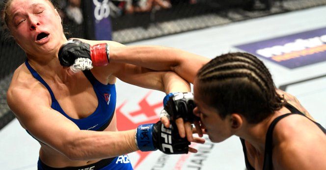 FrontmanD2's tweet photo. @linepipe44 Deleted post slept chilly. Tomato can/soccer mom slept Rousey. 😂🤡 https://t.co/OZjRxZoYyQ