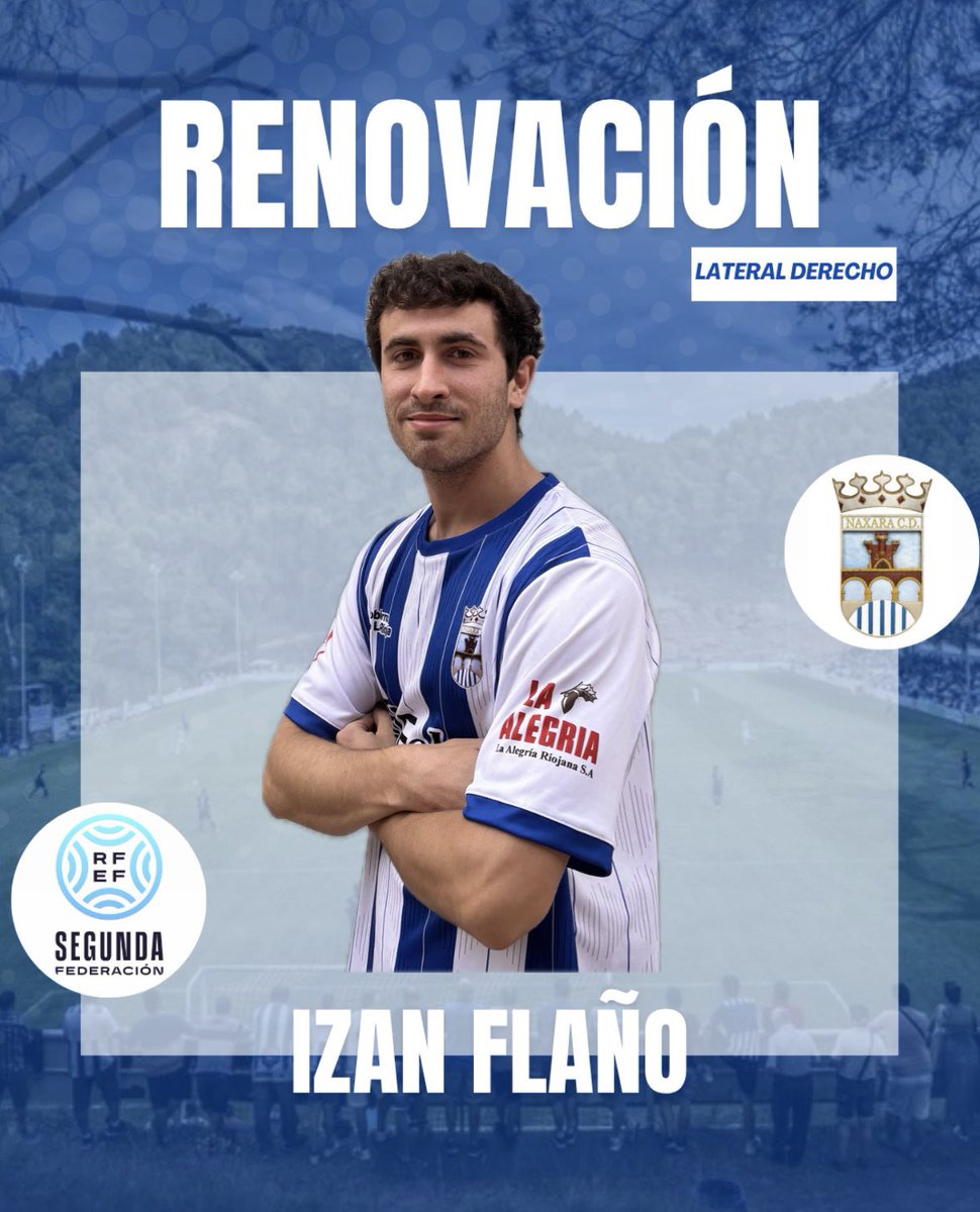 Naxaracd's tweet photo. RENOVADO ✅

Uno de nuestros capitanes seguirá con nosotros en la temporada 25/26.

Liderazgo, compromiso y una pieza clave dentro y fuera del campo.

¡Seguimos juntos! 💙🤍 https://t.co/xwvfd8OIzp