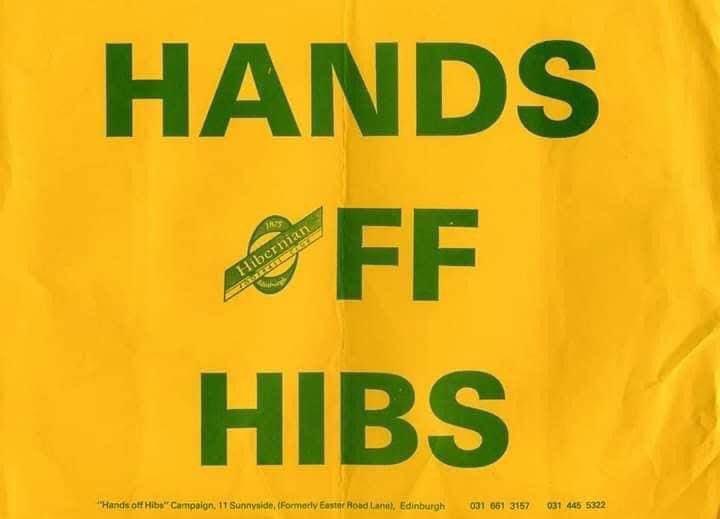 HibernianRetro's tweet photo. '𝐇𝐚𝐧𝐝𝐬 𝐎𝐟𝐟 𝐇𝐢𝐛𝐬' https://t.co/XND5zGPbj5