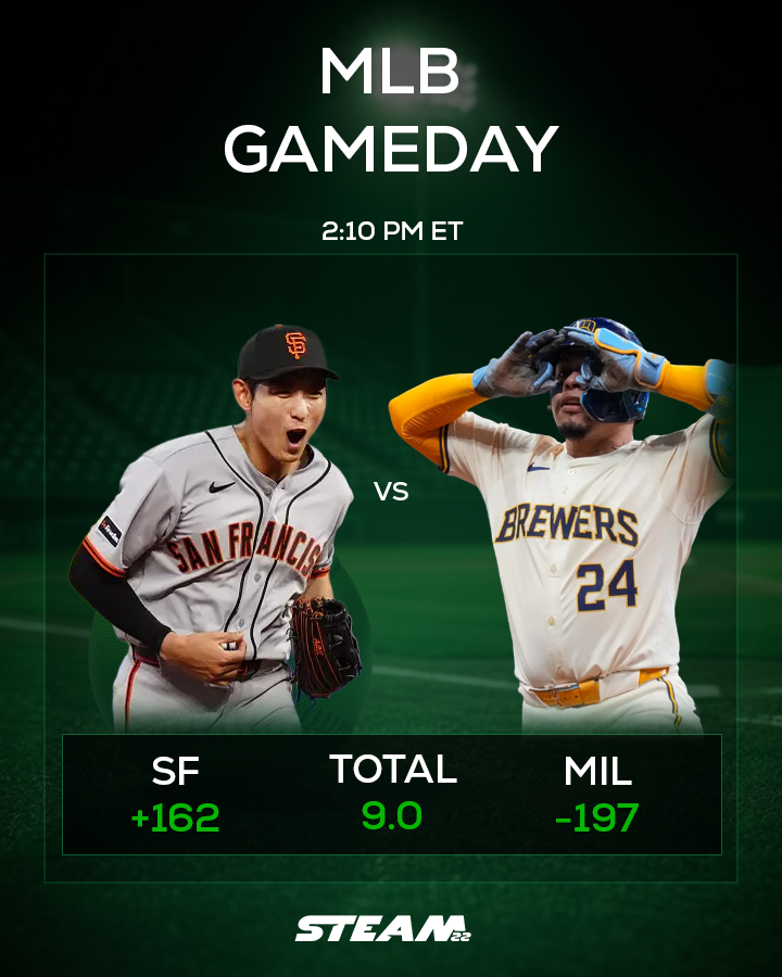 Steam22's tweet photo. 🟢Early MLB Slate🟢

→Wheeler deals so we’re hammering Phillies F5
→Rodón on the bump means Yanks ML looking good
→O’s/Sox OVER is free money if the bats stay hot, and we’re sweating the Under in Giants/Brewers

Load the clip and let’s get paid. 💰💎

#MLB #SteamBets https://t.co/ScvPmtCnS5