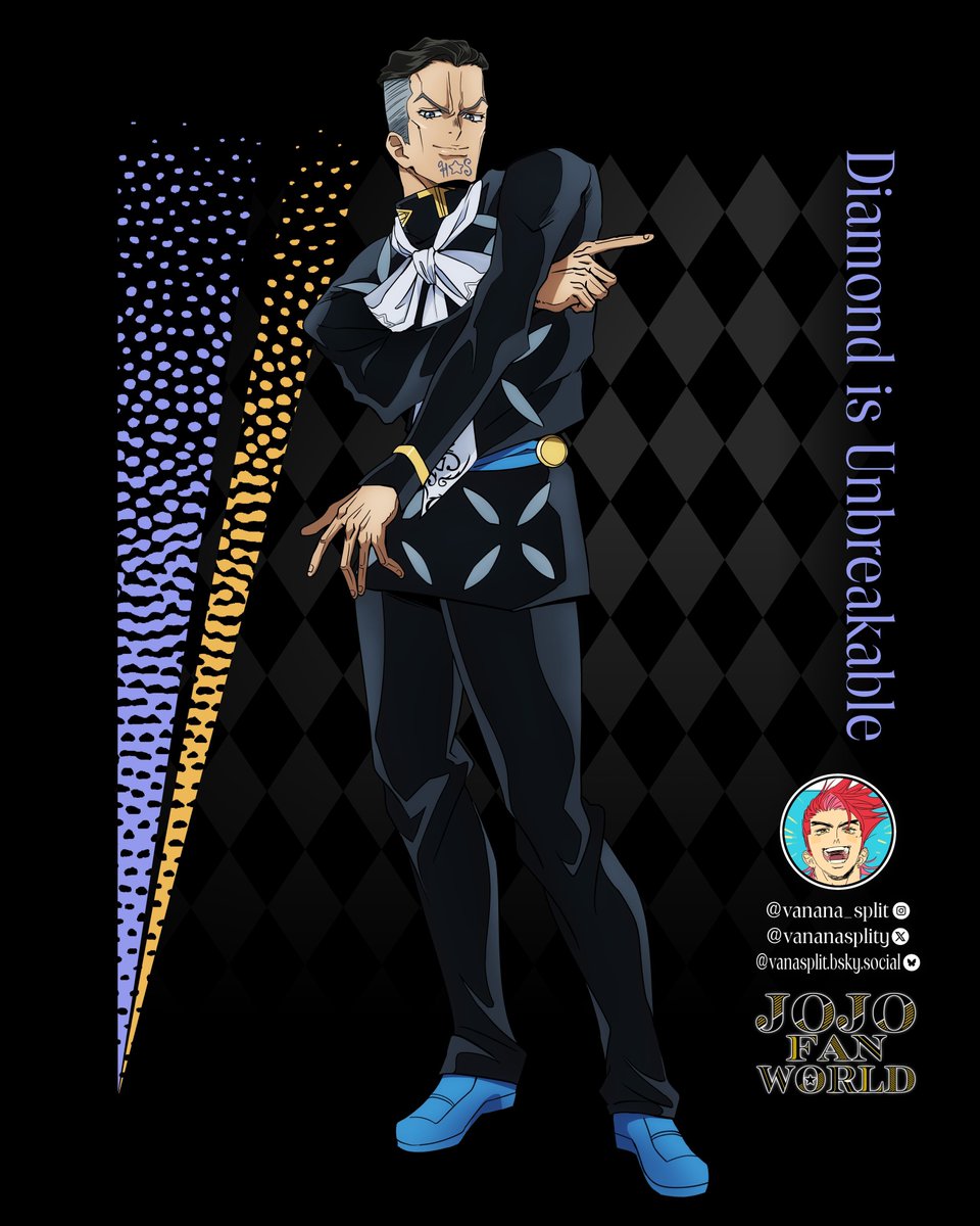 jojofanworld's tweet photo. 💎 Part 4: Diamond is Unbreakable
Just a quiet life in Morioh... until you see this artwork! Pure aesthetic energy! 🏘️💇‍♂️

Character: [Fungami Yuya]
Artist: [ @vananasplity ]

New posts every Tue, Wed, Thu &amp; Sun at 6 PM CET | 12 AM EST | 9 AM PST 🕒 #jojofanworld https://t.co/Fe4WaCFpLQ