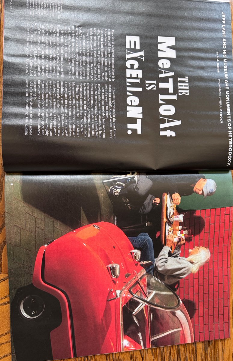LaneMotor's tweet photo. We've been patiently waiting for this VERY exciting (June) issue of Road &amp; Track magazine.  It's celebrating the wonderfully weird and guess who's featured?!?  That's a rhetorical question.  Just go and pick up a copy and find out! https://t.co/MqhfsSQ7pv