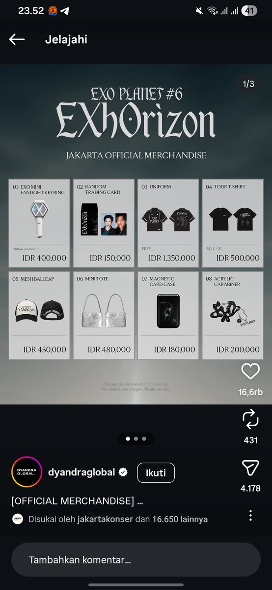 MySt4rlight's tweet photo. GUA SHOCK BERAT LIAT HARGANYA 😭 LEBIH MAHAL DARIPADA GUA BELI DI JEPANG KEMAREN 2X LIPAT ZNJIR https://t.co/KL2CF6z1G2