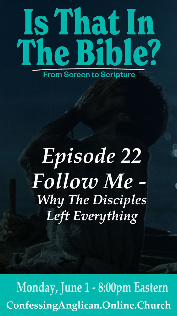 ConfessAnglican's tweet photo. Join us Monday night as we revisit the Miracle of the Fish, and see why the Disciples gave up everything to follow the man they had only just met.
Streaming live on Youtube, Facebook, X and https://t.co/DeuLtHpJYi https://t.co/WEFD3raUsV