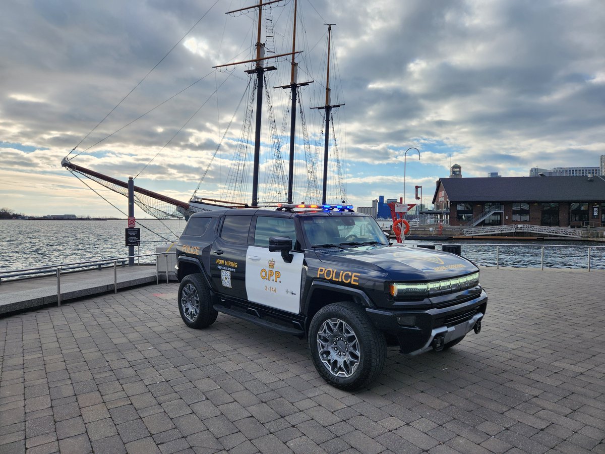 OPP_HSD's tweet photo. Another great vehicle that the OPP was able to use to connect with communities and talk about the work that we do.  Apply today at https://t.co/ShLv88cJ34. 
Thanks to @ChevroletCanada for the use of the electric vehicle.  

Encore un excellent moyen dont la Police provinciale de l'Ontario a pu se servir pour aller à la rencontre des communautés et parler de notre travail.
Postulez dès aujourd'hui sur https://t.co/ShLv88cJ34.
Merci à @ChevroletCanFR de nous avoir prêté ce véhicule électrique. ^ks