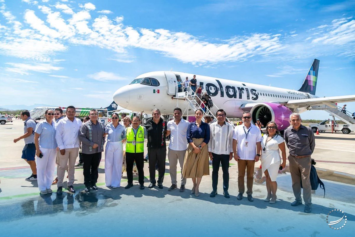 OMAeropuertos's tweet photo. Zihuatanejo suma un nuevo destino a su red de conectividad.🌟

El @AeropuertoDeZIH y @viajaVolaris inauguran una #NuevaRuta hacia Puebla, fortaleciendo las opciones de viaje entre ambos destinos.✈️

📍Esta nueva conexión contará con tres frecuencias semanales y contribuirá al impulso turístico y económico de la región.
