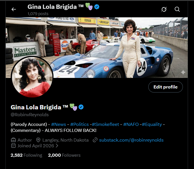 Gina Lola Brigida ™ 🎭 tweet media