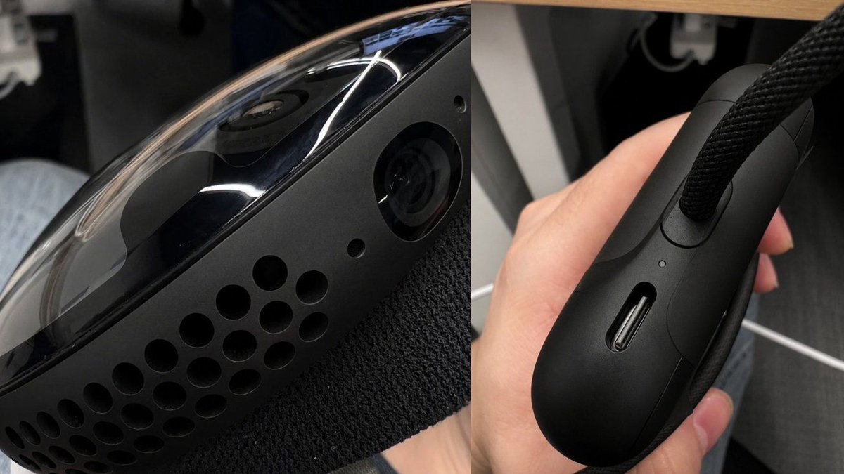 dailytechonx's tweet photo. Leaked images of a black Apple Vision Pro surface, fueling speculation amid reports of halted development. Is Apple shifting focus to smart glasses? Link: https://t.co/cHOhQUqswM #Apple #VisionPro #AR #VR #Headset #Wearables #Tech #Innovation #Glasses #Rumors #Leaks #Prototype #Design #Black #Gadgets #MixedReality #Spatial #Computing #Future #Development
