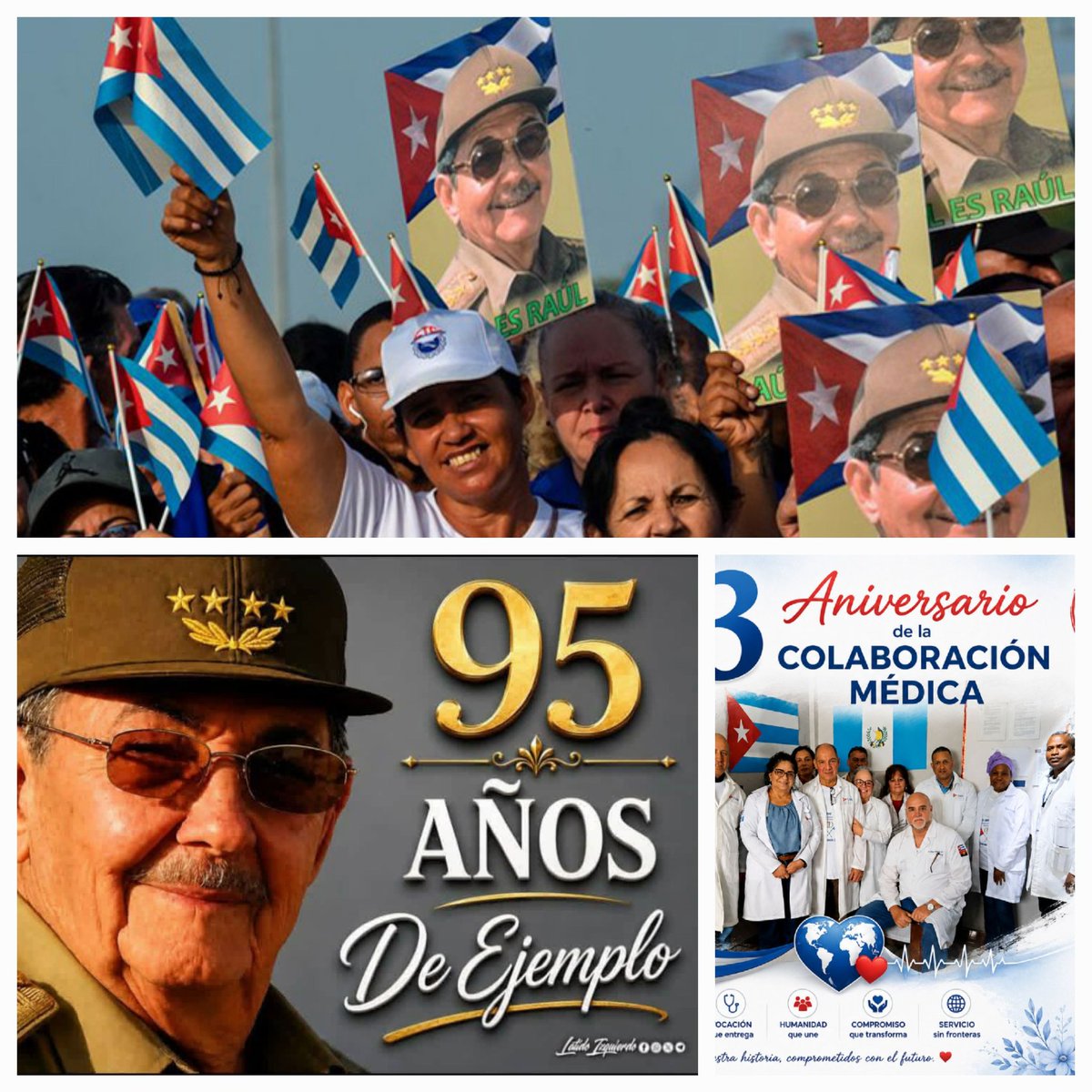 bmcnebaj's tweet photo. Defendamos con todo a la Revolución; lo demás, como ha dicho Raúl, es «cuento del enemigo.
Aquí no se Rinde Nadie.
#seguiremos su ejemplo con el Pie en el Estribillo por la Paz de Cuba. https://t.co/7Xs0aSBCTM